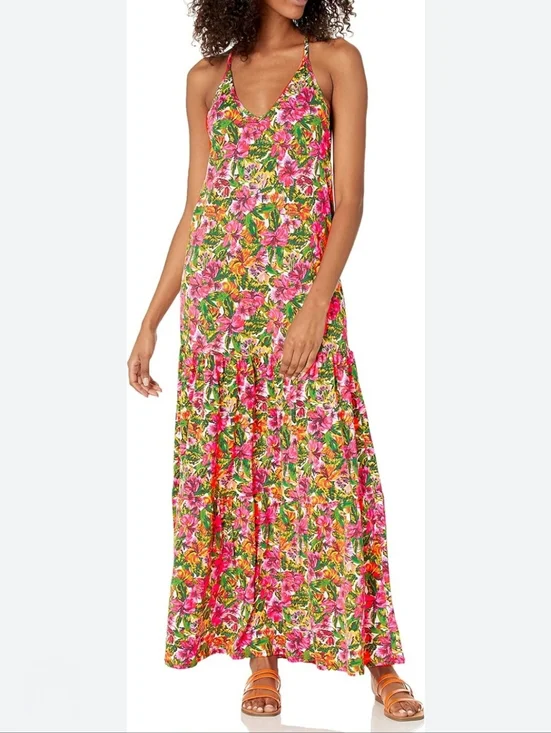 Maaji Hula Maxi Dress in tropical floral print - Picture 11 of 11